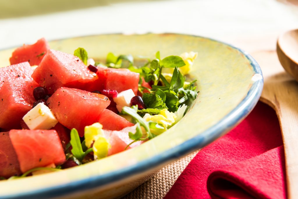Waternelon and Feta Salad